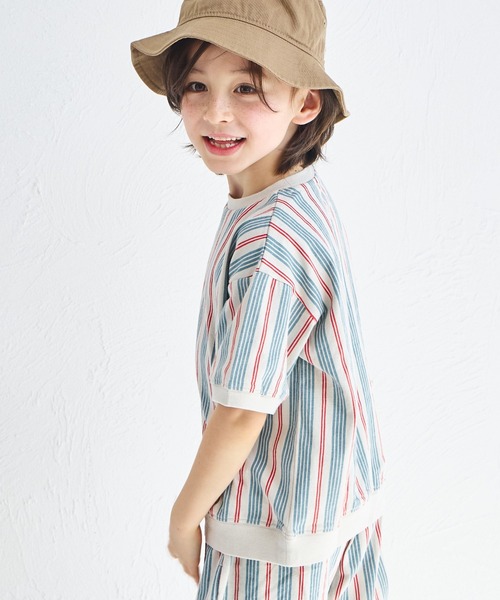 pairmanon（ペアマノン）の「【綿100%】【リンクコーデ】オリジナル総柄プリント ユニセックスセットアップ（セットアップ・キッズ・ベージュ系その他/ブルー系その他/ブラック系その他2/ブラック系その他・120/130/90/150/140/100/110）」の12枚目の写真