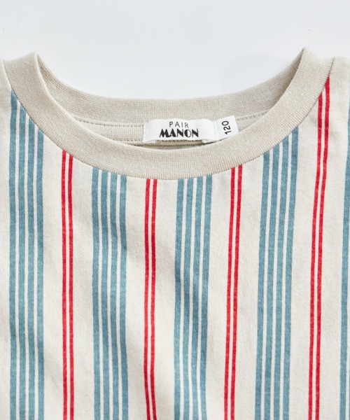 pairmanon（ペアマノン）の「【綿100%】【リンクコーデ】オリジナル総柄プリント ユニセックスセットアップ（セットアップ・キッズ・ベージュ系その他/ブルー系その他/ブラック系その他2/ブラック系その他・120/130/90/150/140/100/110）」の17枚目の写真