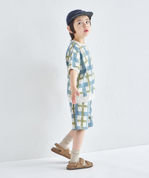 pairmanon（ペアマノン）の「【綿100%】【リンクコーデ】オリジナル総柄プリント ユニセックスセットアップ（セットアップ・キッズ・ベージュ系その他/ブルー系その他/ブラック系その他2/ブラック系その他・120/130/90/150/140/100/110）」の22枚目の写真