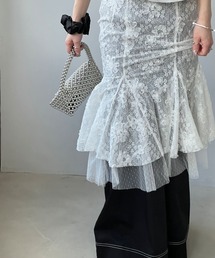 chuclla | 【YOUYILIN】シアーレイヤードレース マーメイドスカート CHYOUW25s003(スカート)