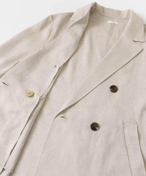 ITEMS URBANRESEARCH（アイテムズ アーバンリサーチ）の「リネンライクジャケット（その他アウター・レディース・ブラウン/ライトベージュ・FREE）」の19枚目の写真