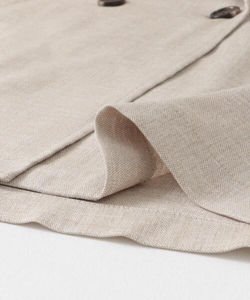 ITEMS URBANRESEARCH（アイテムズ アーバンリサーチ）の「リネンライクジャケット（その他アウター・レディース・ブラウン/ライトベージュ・FREE）」の21枚目の写真