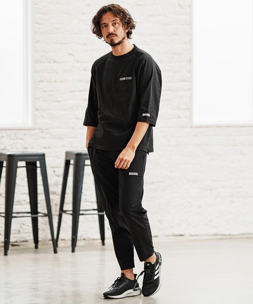 felkod(フィルコッド)の「mlt5092- Dry touch Relax Silhouette 3-4 Sleeve Embroidery Tee Tシャツ(Tシャツ/カットソー・メンズ・ホワイト×ピンク/ホワイト/ブラック・M/S/XL/L)」の15枚目の写真