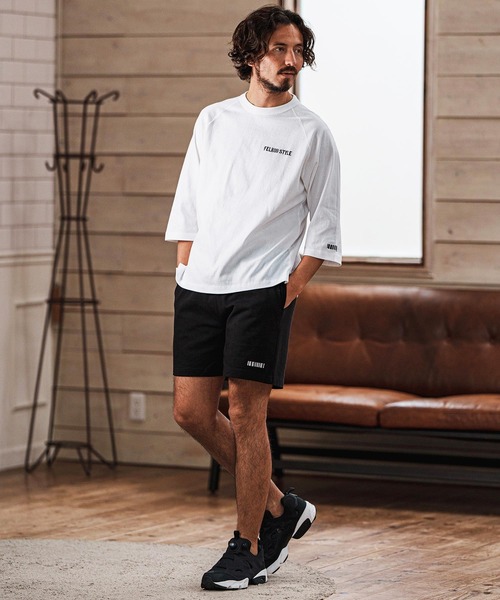 felkod(フィルコッド)の「mlt5092- Dry touch Relax Silhouette 3-4 Sleeve Embroidery Tee Tシャツ(Tシャツ/カットソー・メンズ・ホワイト×ピンク/ホワイト/ブラック・M/S/XL/L)」の21枚目の写真