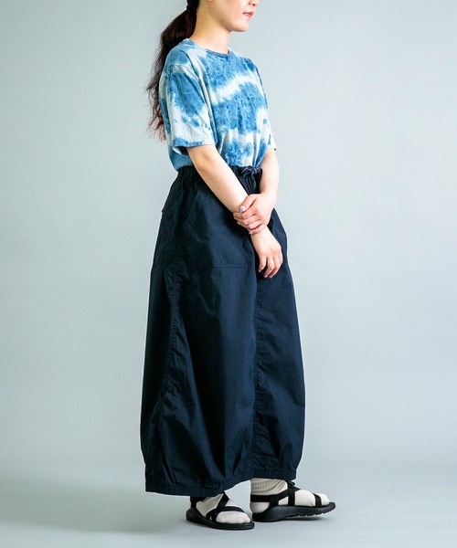 OMNIGOD（オムニゴッド）の「[OMNIGOD womens / オムニゴッド] 天竺 ショートスリーブTシャツ (Indigo)（Tシャツ/カットソー・レディース・ネイビー系/グレー系その他・0）」の10枚目の写真