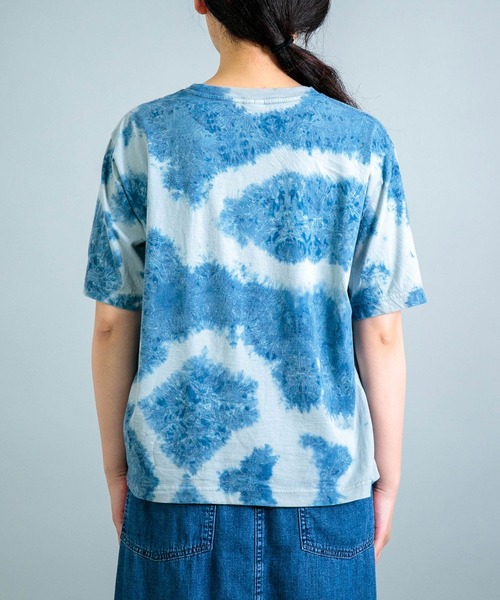OMNIGOD（オムニゴッド）の「[OMNIGOD womens / オムニゴッド] 天竺 ショートスリーブTシャツ (Indigo)（Tシャツ/カットソー・レディース・ネイビー系/グレー系その他・0）」の15枚目の写真