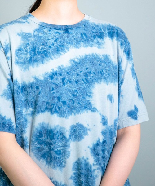 OMNIGOD（オムニゴッド）の「[OMNIGOD womens / オムニゴッド] 天竺 ショートスリーブTシャツ (Indigo)（Tシャツ/カットソー・レディース・ネイビー系/グレー系その他・0）」の16枚目の写真