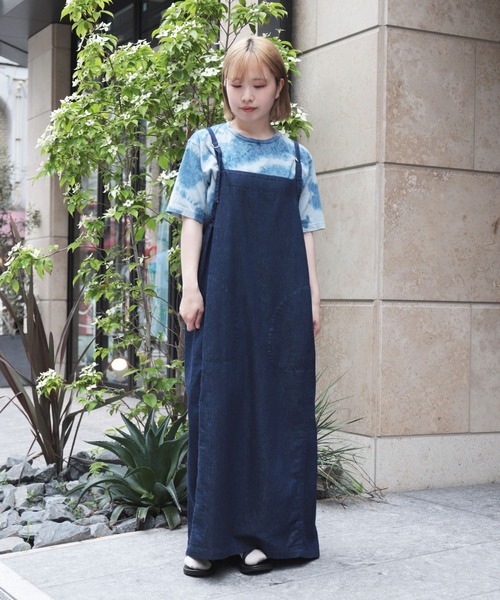 OMNIGOD（オムニゴッド）の「[OMNIGOD womens / オムニゴッド] 天竺 ショートスリーブTシャツ (Indigo)（Tシャツ/カットソー・レディース・ネイビー系/グレー系その他・0）」の20枚目の写真