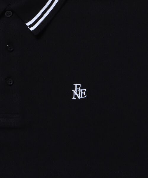 FFEIN（フェイン）の「【FFEIN（フェイン）】衿ライン長袖ポロシャツ / ポロシャツ 鹿の子 Tシャツ 長袖 ワンポイント（ポロシャツ・メンズ・サンドベージュ/ネイビー/ブラック/オフホワイト・SMALL/MEDIUM/LARGE）」の9枚目の写真