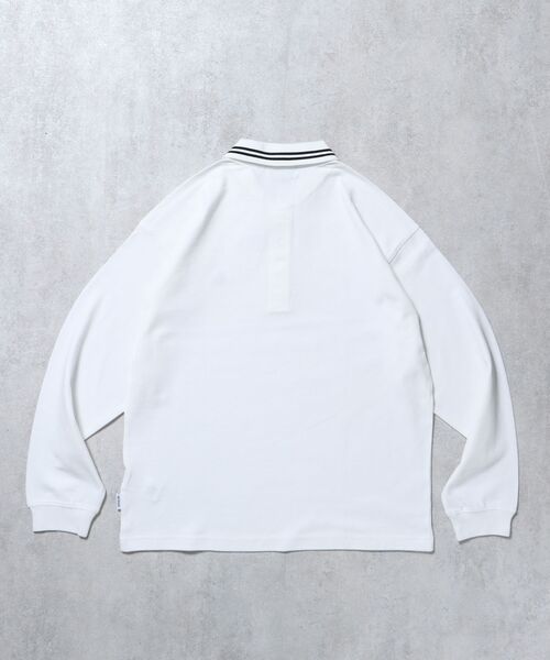 FFEIN（フェイン）の「【FFEIN（フェイン）】衿ライン長袖ポロシャツ / ポロシャツ 鹿の子 Tシャツ 長袖 ワンポイント（ポロシャツ・メンズ・サンドベージュ/ネイビー/ブラック/オフホワイト・SMALL/MEDIUM/LARGE）」の11枚目の写真