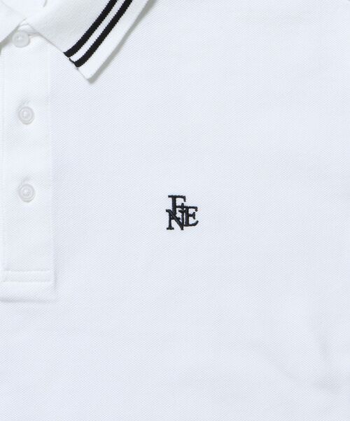 FFEIN（フェイン）の「【FFEIN（フェイン）】衿ライン長袖ポロシャツ / ポロシャツ 鹿の子 Tシャツ 長袖 ワンポイント（ポロシャツ・メンズ・サンドベージュ/ネイビー/ブラック/オフホワイト・SMALL/MEDIUM/LARGE）」の12枚目の写真