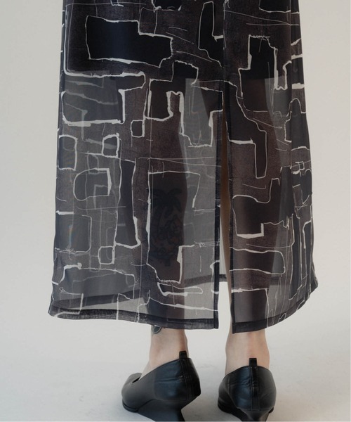 Knuth Marf(クヌースマーフ)の「puff sleeve sheer one piece(ワンピース・レディース・ブラック/その他・X-SMALL/SMALL/MEDIUM)」の22枚目の写真