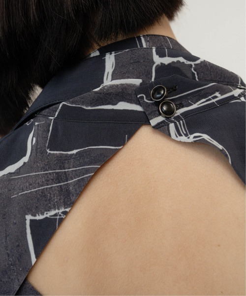 Knuth Marf(クヌースマーフ)の「puff sleeve sheer one piece(ワンピース・レディース・ブラック/その他・X-SMALL/SMALL/MEDIUM)」の21枚目の写真