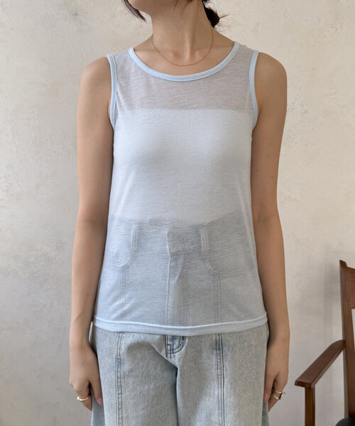 DouDou(ドゥドゥ)の「【WEB限定】セットTEE(Tシャツ/カットソー・レディース・オフホワイト/ライトグレー・FREE)」の11枚目の写真