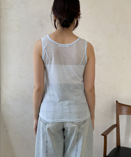 DouDou(ドゥドゥ)の「【WEB限定】セットTEE(Tシャツ/カットソー・レディース・オフホワイト/ライトグレー・FREE)」の13枚目の写真