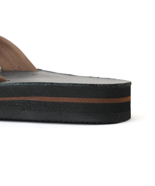 新品 RAINBOW SANDALS ダブルレイヤー 黒 27cm 302 L セール】【RAINBOW SANDAL/レインボーサンダル】別注 302 ダブル