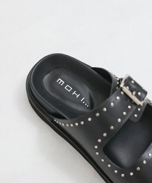 MOHI 牛革 プラットフォームサンダル MOHI(モヒ)】スタッズサンダル/牛革(サンダル)|MOHI(モヒ