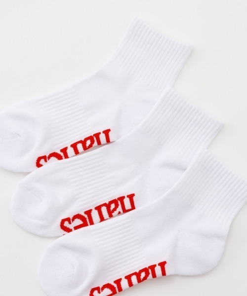 HANES（ヘインズ）の「HANES/ヘインズ ソックス QUARTER LENGTH SOCKS 3足組 クォーターレングス HMSCB201（ソックス/靴下・メンズ・ブラック/ホワイト・M/S）」の11枚目の写真