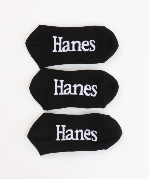 HANES（ヘインズ）の「HANES/ヘインズ ソックス QUARTER LENGTH SOCKS 3足組 クォーターレングス HMSCB201（ソックス/靴下・メンズ・ブラック/ホワイト・M/S）」の8枚目の写真