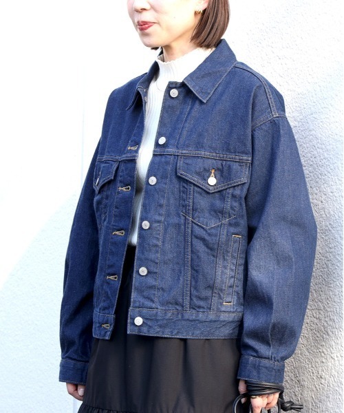 SOMETHING（サムシング）の「【SOMETHING】「WEB限定」デニムジャケット（デニムジャケット・レディース・ノンウォッシュ・フリー）」の11枚目の写真