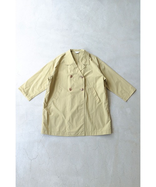 cawaii（カワイイ）の「定番デザインの軽やかライトコート（トレンチコート・レディース・ネイビー/ベージュ・FREE）」の14枚目の写真