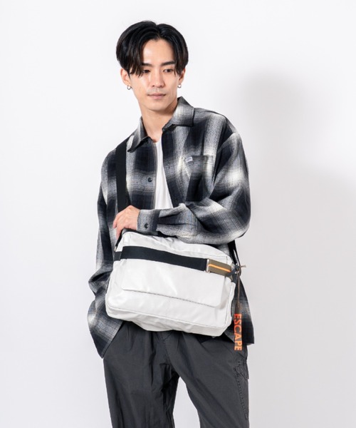 Jack Gomme(ジャックゴム)の「【JACK GOMME/ジャックゴム】ショルダーバッグ ROME(ショルダーバッグ・メンズ・ブラック/カーキ/ホワイト/ネイビー・FREE)」の22枚目の写真