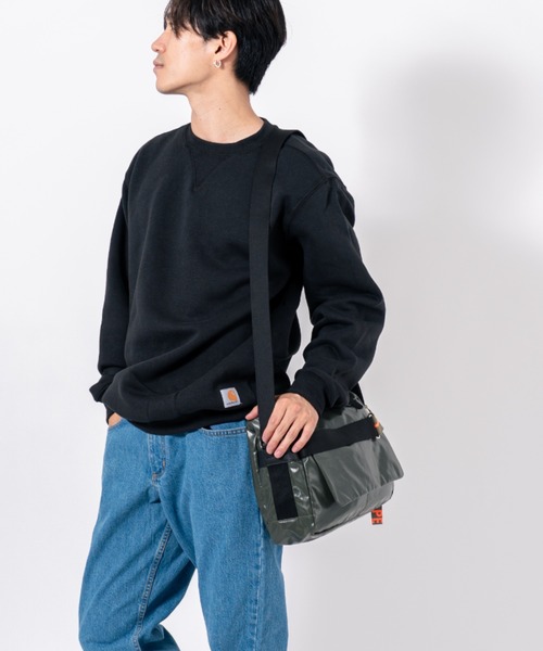 Jack Gomme(ジャックゴム)の「【JACK GOMME/ジャックゴム】ショルダーバッグ ROME(ショルダーバッグ・メンズ・ブラック/カーキ/ホワイト/ネイビー・FREE)」の7枚目の写真