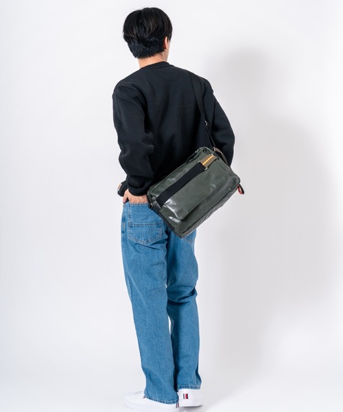 Jack Gomme(ジャックゴム)の「【JACK GOMME/ジャックゴム】ショルダーバッグ ROME(ショルダーバッグ・メンズ・ブラック/カーキ/ホワイト/ネイビー・FREE)」の11枚目の写真