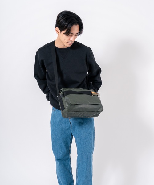 Jack Gomme(ジャックゴム)の「【JACK GOMME/ジャックゴム】ショルダーバッグ ROME(ショルダーバッグ・メンズ・ブラック/カーキ/ホワイト/ネイビー・FREE)」の10枚目の写真