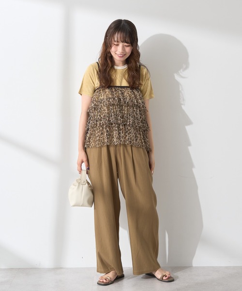 AMERICAN HOLIC（アメリカンホリック）の「ティアードチュールキャミソール（キャミソール・レディース・レオパード/ブラック・L/M）」の21枚目の写真