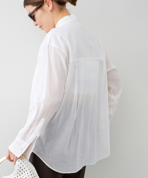 美品 ☆ ドゥーズィエムクラス　フェミニンブラウス　ホワイト Deuxieme Classe（ドゥーズィエムクラス）の「*Feminine