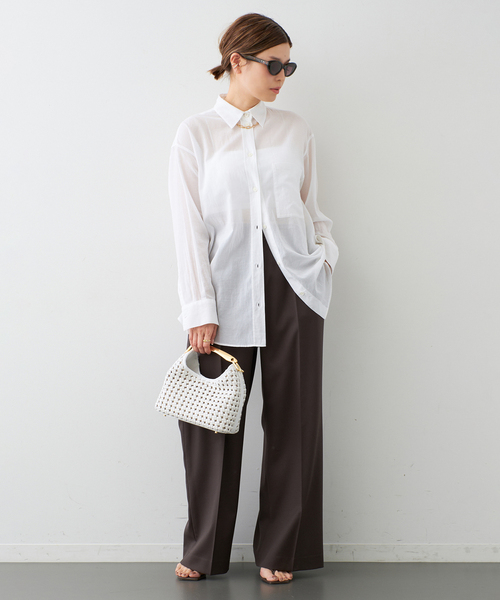 Deuxieme Classe(ドゥーズィエムクラス)の「*Minimal Sheer シャツ(シャツ/ブラウス・レディース・ホワイト・FREE)」の22枚目の写真
