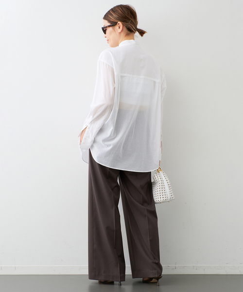Deuxieme Classe(ドゥーズィエムクラス)の「*Minimal Sheer シャツ(シャツ/ブラウス・レディース・ホワイト・FREE)」の15枚目の写真