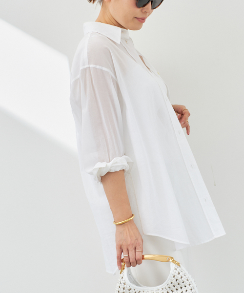 Minimal Sheer シャツ（シャツ/ブラウス）｜Deuxieme Classe