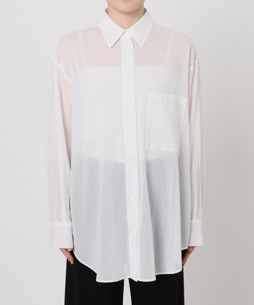 Minimal Sheer シャツ（シャツ/ブラウス）｜Deuxieme Classe