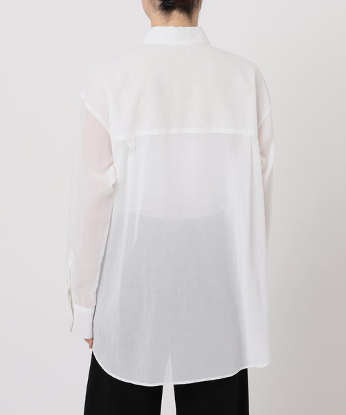 Deuxieme Classe(ドゥーズィエムクラス)の「*Minimal Sheer シャツ(シャツ/ブラウス・レディース・ホワイト・FREE)」の3枚目の写真