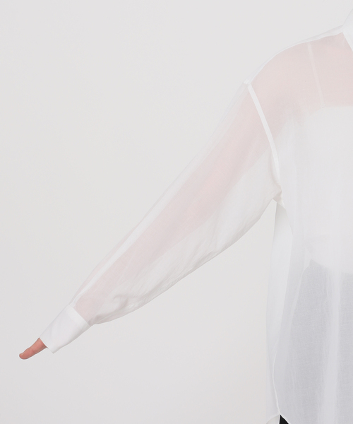 【新品未使用！】Na.e Sheer Ensemble TENNE HANDCRAFTED MODERN organza short cape coat /004*SL#IT