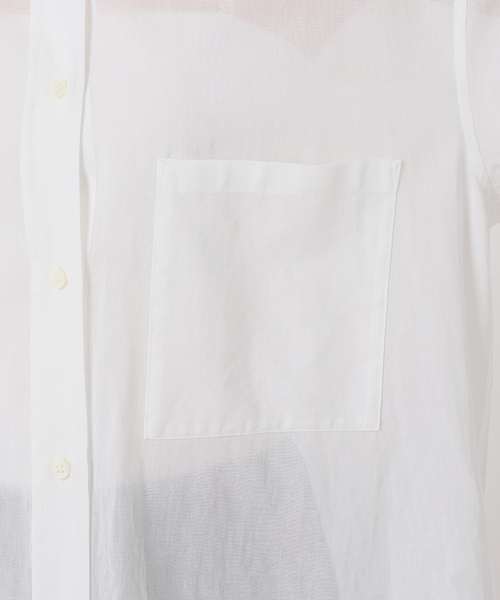 Deuxieme Classe(ドゥーズィエムクラス)の「*Minimal Sheer シャツ(シャツ/ブラウス・レディース・ホワイト・FREE)」の7枚目の写真