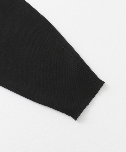 SENSE OF PLACE by URBAN RESEARCH（センスオブプレイスバイアーバンリサーチ）の「ボートネックジップカーディガン（カーディガン/ボレロ・レディース・アイボリー/ブラック/グレー・ONE）」の11枚目の写真