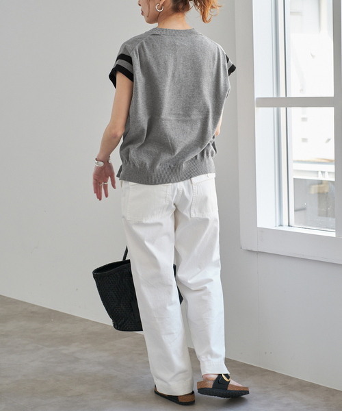 Spick & Span（スピックアンドスパン）の「アルファベットジャガードフレンチニット（ニット/セーター・レディース・グレー/ブラック・FREE）」の16枚目の写真