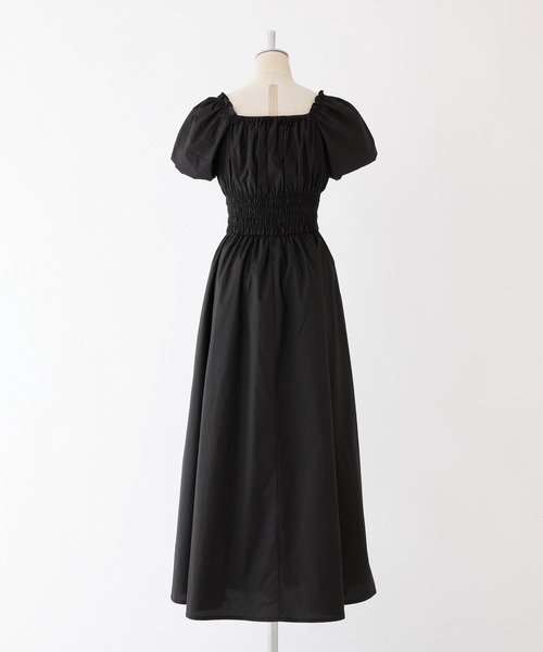 AMERI 黒のパフスリーブワンピース S/M AMERI 黒のパフスリーブワンピース S/M - メルカリ