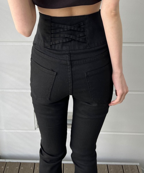 ラスト即完売！新品GeminiFourth★DIVINE×NuMoNe黒パンツM MINEDENIM - × HYSTERIC GLAMOUR F.Black STR 5pocket OWS