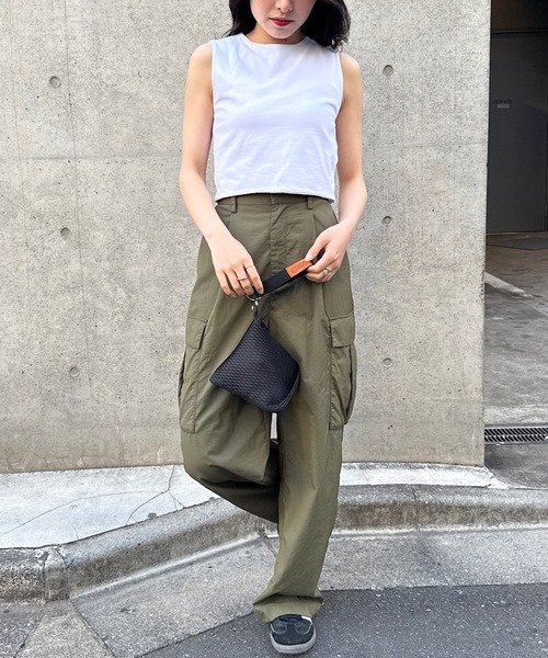 UNIVERSAL OVERALL(ユニバーサルオーバーオール)の「【UNIVERSAL OVERALL】UO トライアングルメッシュショルダー SUVO-020(ショルダーバッグ・レディース・ブラック/サックスブルー/チャコールグレー/ライム/ホワイト・FREE)」の13枚目の写真