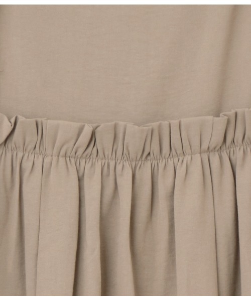 PEACH JOHN（ピーチジョン）の「フリルギャザーバックリボンワンピ（ワンピース・レディース・ピンク/カーキ/アイボリー・ONE SIZE）」の19枚目の写真