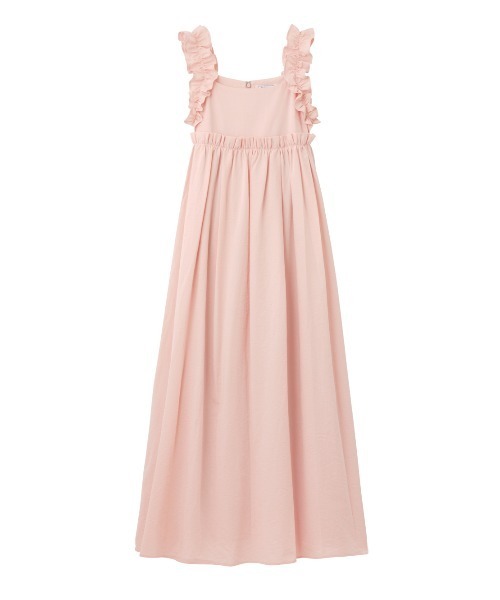 PEACH JOHN（ピーチジョン）の「フリルギャザーバックリボンワンピ（ワンピース・レディース・ピンク/カーキ/アイボリー・ONE SIZE）」の20枚目の写真