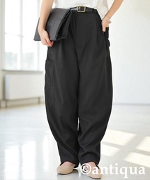 アシンメトリーポケットワイドパンツ