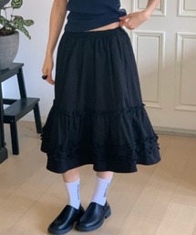 ミドル丈ウエストスカート