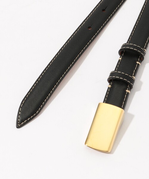 MAISON BOINET（メゾンボワネ）の「MAISON BOINET　ゴールドバックルベルト（ベルト・レディース・ブラック・FREE）」の4枚目の写真