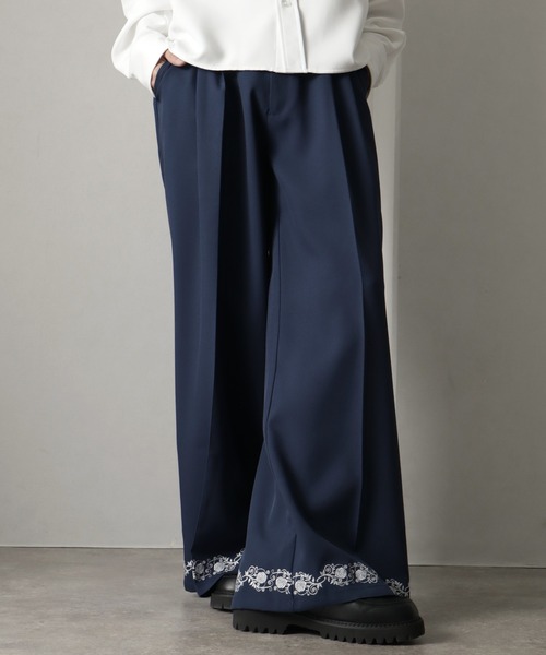 TGℹ︎　ロロピアーナ　センタープレスロゴ刺繍スラックスパンツ 楽天市場】ロロピアーナ（ズボン・パンツ｜メンズファッション