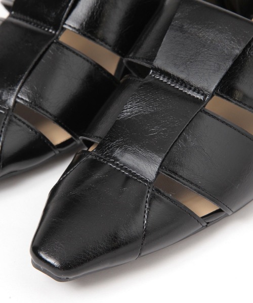 GLOBAL WORK（グローバルワーク）の「らくっションヒールグルカパンプス/323176（パンプス・レディース・ブラック/シルバー/アイボリー・MEDIUM/LARGE）」の13枚目の写真